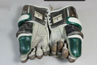 Vintage Johnsons 90 Rare Armored Hockey Gloves (BA) 6