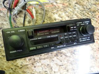Vintage Blaupunkt Nashville Cm40 Am/fm Cassette Shaft Knob Radio Head Unit Rare