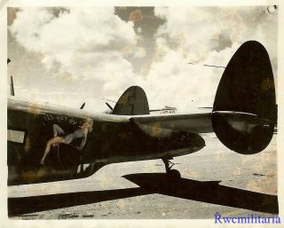 Org.  Tail Art Photo: Us Navy Pv - 1 Bomber " I 