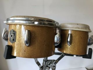 Rare Vintage Dandy “excel” Bongos Made By Drouyn 1961,  Model 210