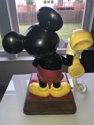 Vintage Disney Mickey Mouse Rotary Telephone Phone 15 