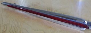 VINTAGE ALL 1946 PONTIAC INDIAN DeLUXE HOOD ORNAMENT with RED STREAMER 6