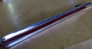 VINTAGE ALL 1946 PONTIAC INDIAN DeLUXE HOOD ORNAMENT with RED STREAMER 7