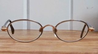 Vtg Optics Eyeglasses Eyewear Frames Clenched Fist Silhouette 80 