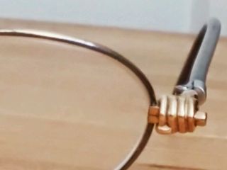 Vtg Optics Eyeglasses Eyewear Frames CLENCHED FIST Silhouette 80 ' s Austria 3