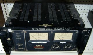 Yamaha Pc2002m Professional Power Amplifier Vintage W/ Vu Meters Non -