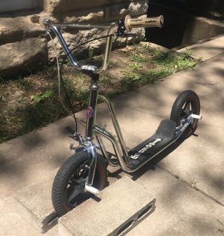 Vintage 1980s Mongoose Mini Scoot Scooter 12” Wheels Mags