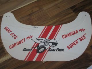 Vintage Mopar Dodge Scat Pack Nos Visor Hat 1960 