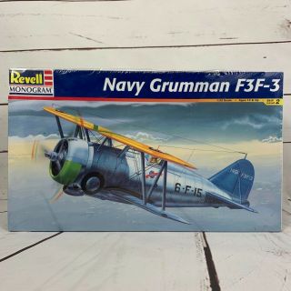 Fighter Plane Revell Monogram Vintage 85 - 5835 1/32 Navy Grumman F3f - 3 Model Kit