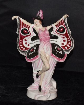 Rare Royal Doulton Figurine " The Peacock " - Butterfly - Lim Ed 100 - Hn 4889 - Exc