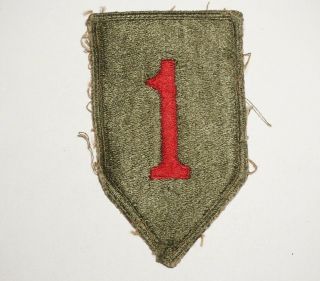 1st Infantry Division Patch D - Day Wwii Us Army P93234