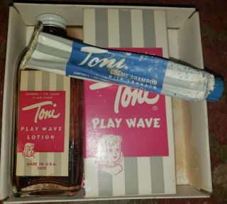 Ideal Toni Walker Doll Vintage With Box And Hair Products 3