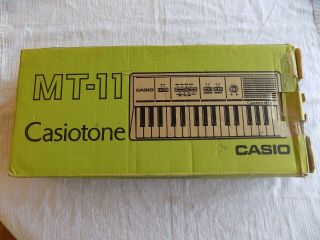 Vintage Casio Mt - 11 Keyboard White - Fully