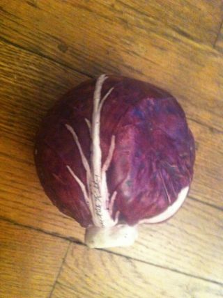 Mary Kirk Kelly Ceramic Red Cabbage.  Rare,  Collector 