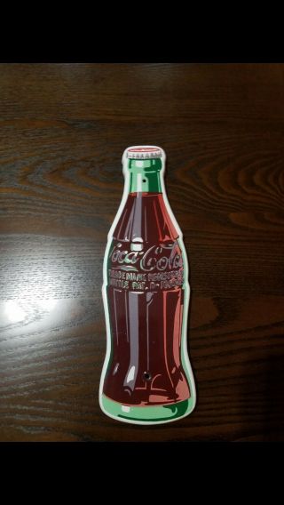 Old Rare Coca - Cola Bottle Sign