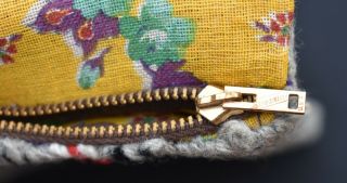 Vintage 30s 40s CHIMAYO blanket Purse Bag clutch Sterling Silver Clasp w/ box 7