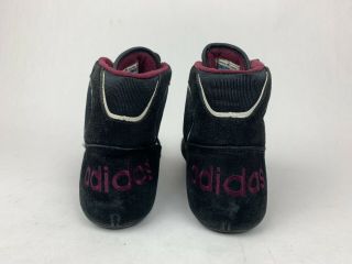 Vintage Adidas 1995 Wrestling Shoes Size 11.  5 APE 779 Black Maroon Burgundy EUC 7