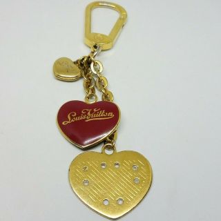 Vintage Louis Vuitton Heart Shape Key Chain Charm