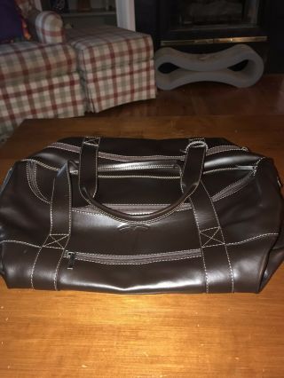 Extremely Rare Limited Edition Tesla Leather Duffel Bag - Dark Brown