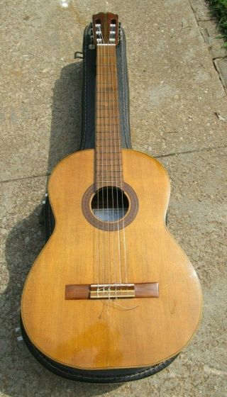 Vintage 1989 Carlos Salmone Classical Guitar Made In Argentina No.  123