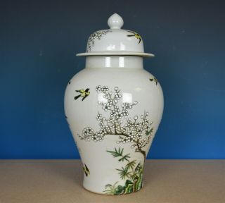 STUNNING ANTIQUE CHINESE FAMILLE ROSE PORCELAIN VASE JAR MARKED KANGXI R9289 4