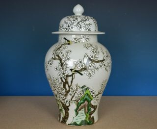 STUNNING ANTIQUE CHINESE FAMILLE ROSE PORCELAIN VASE JAR MARKED KANGXI R9289 5