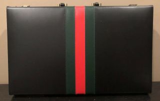 Vintage Backgammon Leather - Look Set Colorway Green Red Board Rare