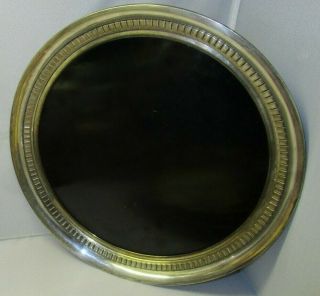 Wallace 4741 Modernique 12 " Sterling Silver & Formica Round Tray