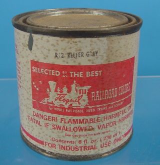 Fc3 Vintage Floquil R12 8 Ounce Industrial Can Reefer Gray Railroad Paint Read