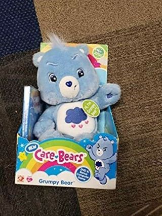 Vintage Care Bears Grumpy Bear 2002 13” With Dvd - Still In Retail Packaging