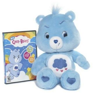 Vintage Care Bears Grumpy Bear 2002 13” with DVD - Still in retail packaging 2