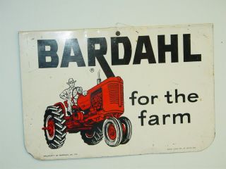 Vintage Advertising Bardahl For The Farm,  Ag,  Tractor Oil,  Stout Sign