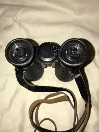 Vintage Zeiss Dyalit 10x40 B Binoculars & Leather Case West Germany 6