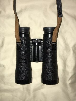 Vintage Zeiss Dyalit 10x40 B Binoculars & Leather Case West Germany 8