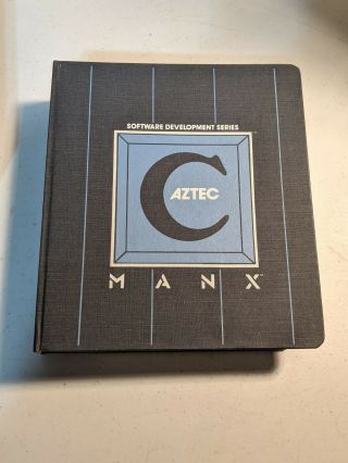 VTG Aztec C Compiler by MANX for Amiga Version 3.  40A 7