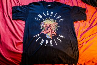 Vintage Smashing Pumpkins Mission To Mars T Shirt 1992 (size Xl,  Very Good Cond)