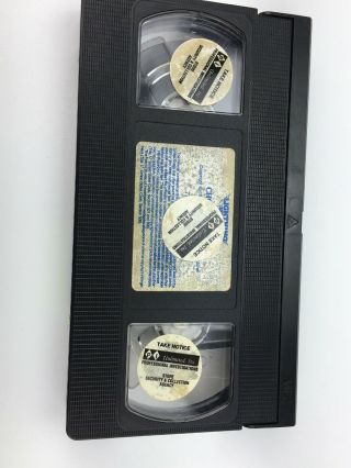 RARE VINTAGE HORROR CHOPPING MALL 1986 LIGHTNING VIDEO VHS Jim Wynorski GORE 3