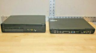 Two Vintage IBM Thinkpad 2635 And 2648 Laptop Computers With Charger & Software 7