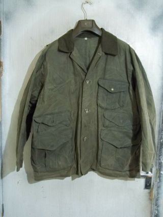 Vintage Filson Usa Waxed Hunting Shooting Field Jacket Size Xl Style 462