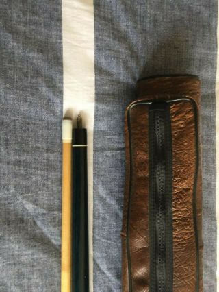 Palmer Pool Cue Rare Eight Ball with Vintage Case 3