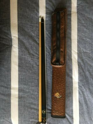 Palmer Pool Cue Rare Eight Ball with Vintage Case 5