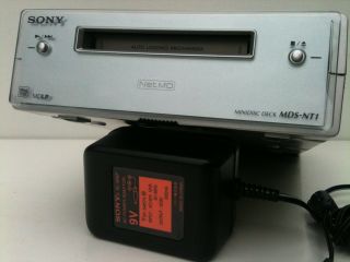Sony Mds - Nt1 Minidisc Deck Net Md Rare Japanese Version Ac Wall Power