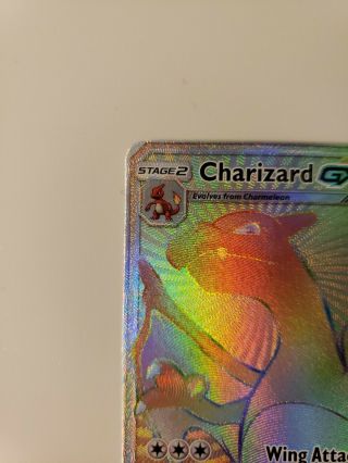 CHARIZARD GX 150/147 Ultra Rare Star FULL ART Pokemon Secret Holo Foil Card 2