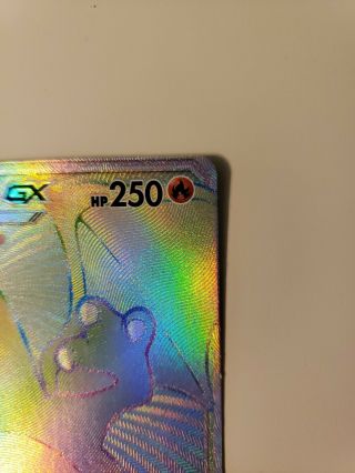 CHARIZARD GX 150/147 Ultra Rare Star FULL ART Pokemon Secret Holo Foil Card 3