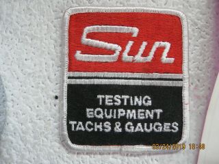 Vintage Sun Vacuum Gauge Tester with Vintage Sun Embroidered Patch 2