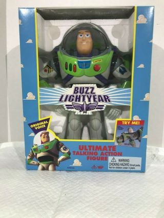Vintage 1995 Toy Story 12  Buzz Lightyear Ultimate Talking Action Figure