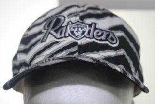 Vintage 80 ' s Los Angeles Raiders Oakland Snapback Cap Zubaz AJD Hat Made in USA 2