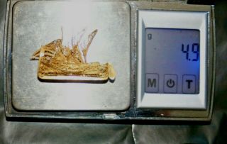 vintage 22 carat 917 gold brooch ship boat dow galley 4.  9 g 6