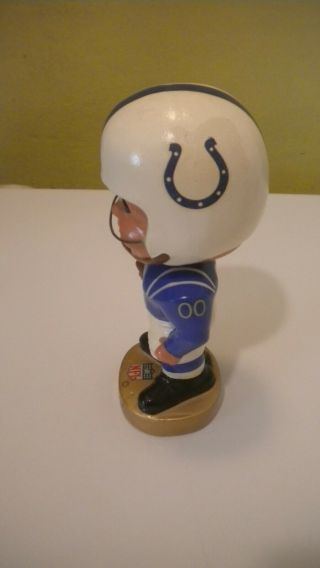 Vintage Baltimore Colts NFL BOBBLEHEAD Nodder Sports Specialties L.  A.  67 - Calif. 10