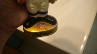 Vintage Baltimore Colts NFL BOBBLEHEAD Nodder Sports Specialties L.  A.  67 - Calif. 4